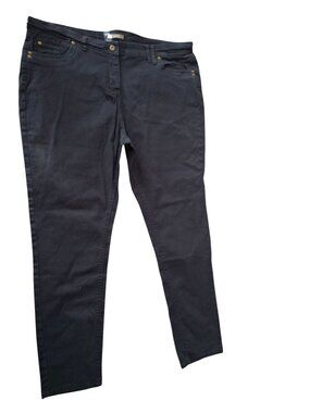 South Womens Straight Leg Jeans 22R Dark Wash Curvy Y2K Casual Stretch Denim